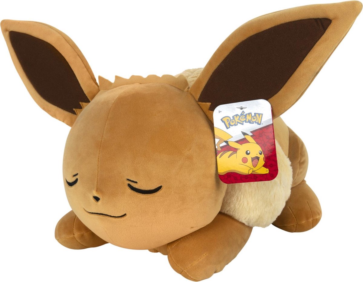 Pokemon Slapende Pluche 45 cm Eevee