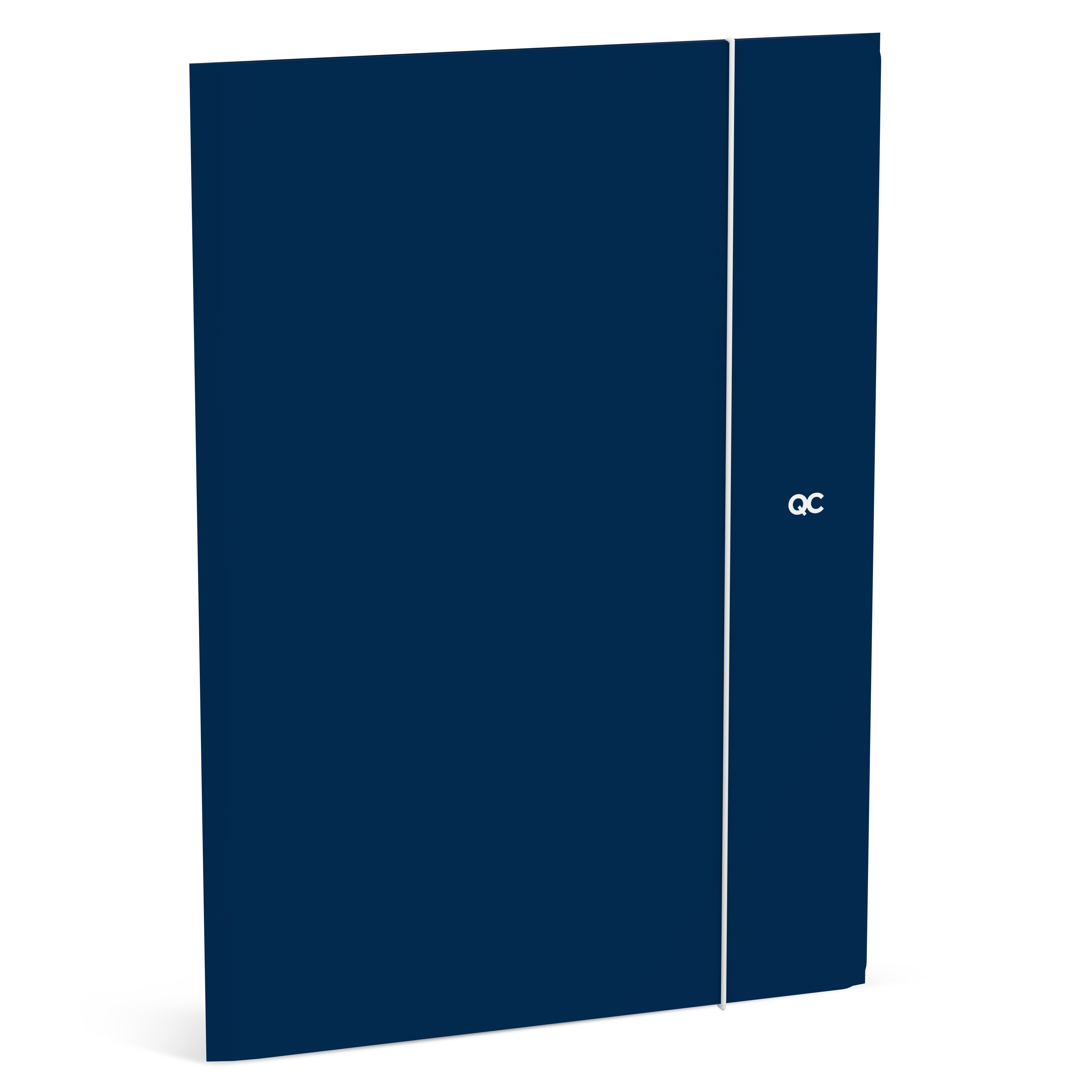Quattro Colori Colour Elastomap A4 PP Navy Blue