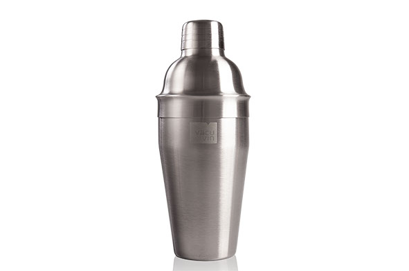 Vacu Vin Cocktailshaker 550ml met Ingebouwde Zeef - 8x21.5 cm