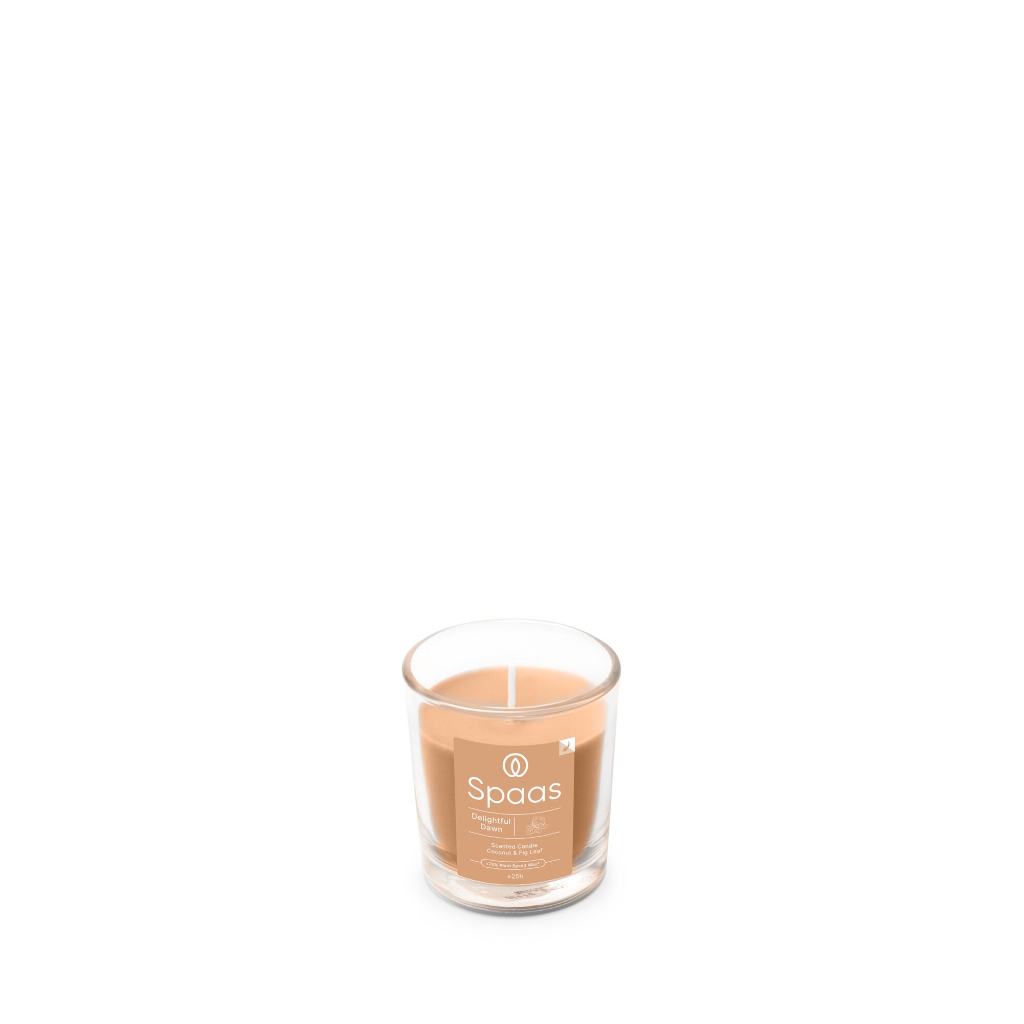 Spaas Geurkaars Delightful Dawn - Coconut and Fig Leaf - 25 Branduren