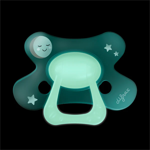 Difrax Fopspeen Dental Glow In The Dark +6 maand