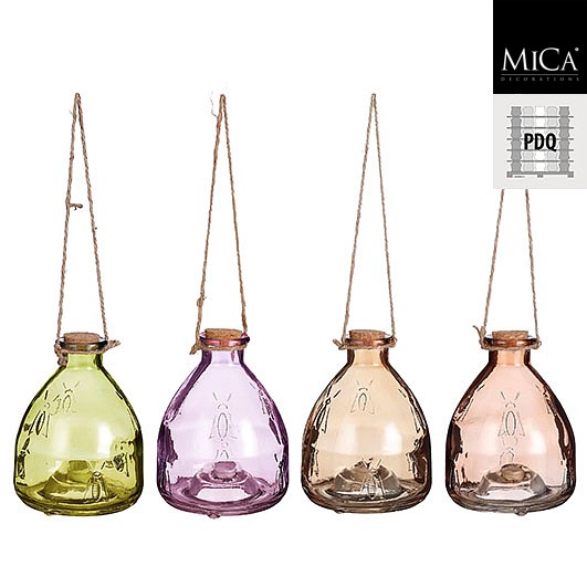 Mica Wespenvanger 13x17 cm - Glas - assorti - prijs per stuk