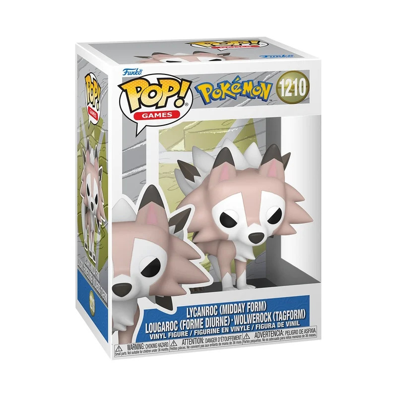 Funko Pop! Games - Pokémon: Lycanroc (Midday Form) 1210
