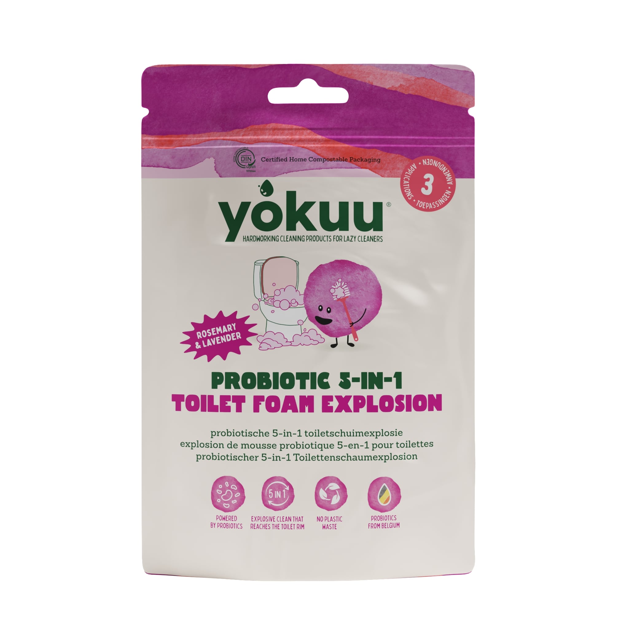 Yokuu Toiletschuim 300g - Probiotisch - 3x 100g - Foam Explosion