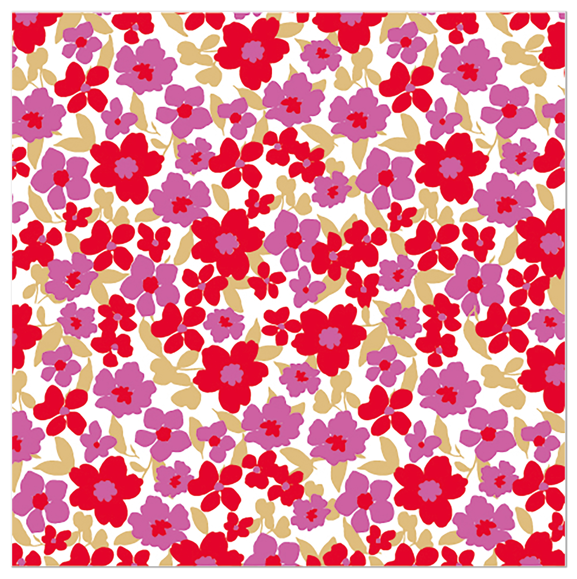 Artebene Servetten 33x33 cm Flower Pink - 20 stuks