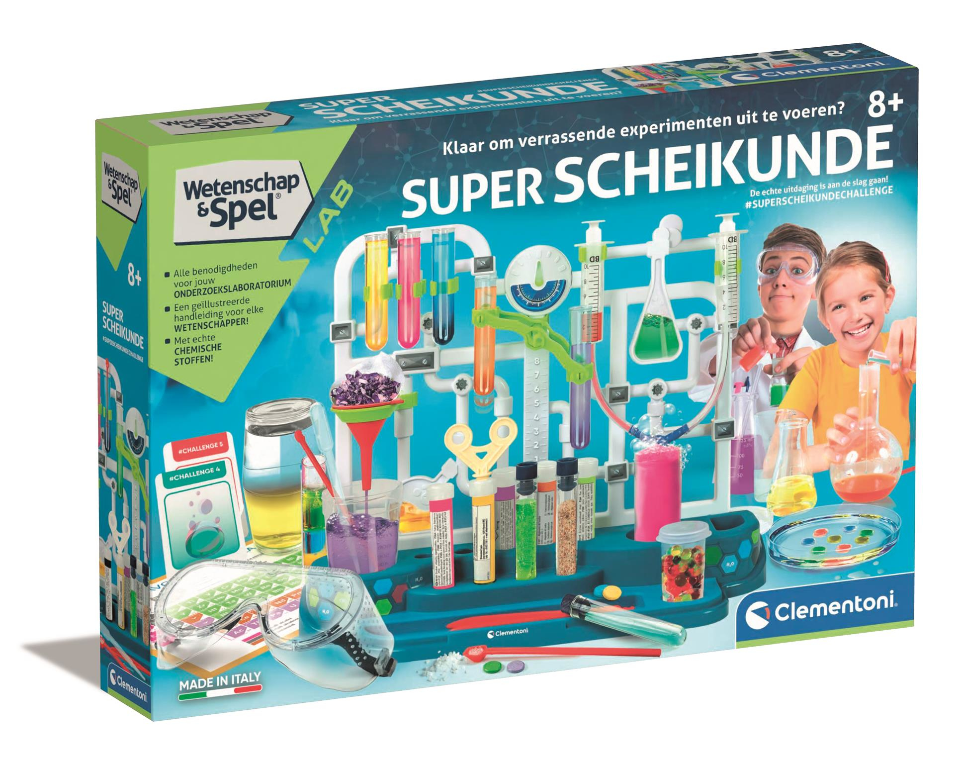Clementoni Wetenschap en Spel - Super Scheikunde Clementoni Wetenschap en Spel - Super Scheikunde