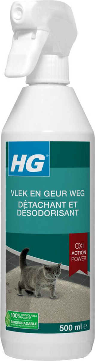 HG Vlek & Geur Weg Kat 500ml