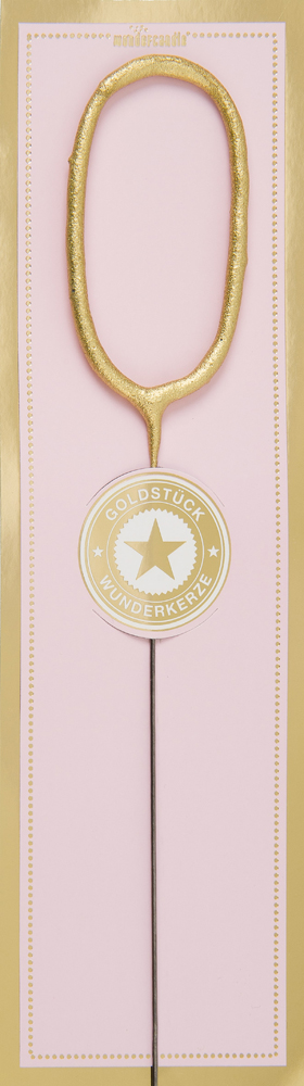 Wondercandle Classic Nr.0 Goud - Goldstuck - Roze