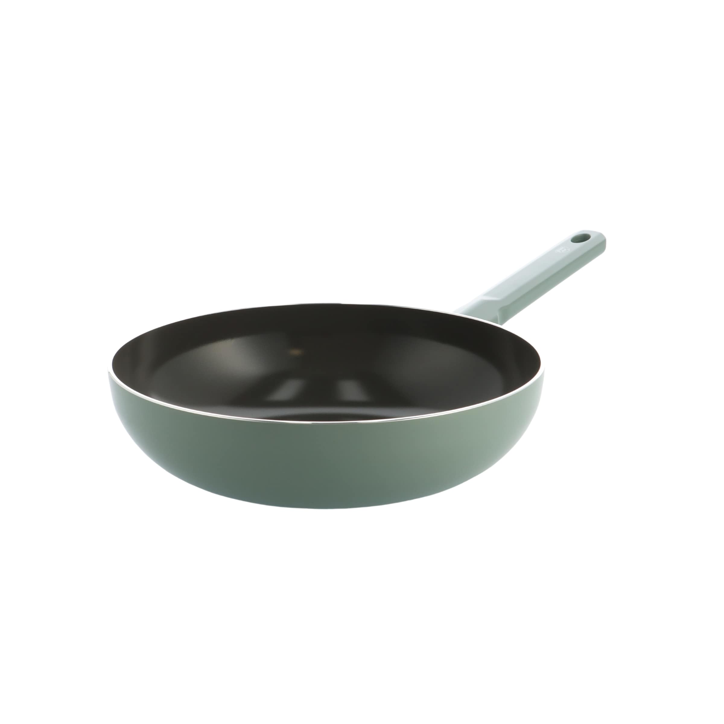 GreenChef Wokpan Tones Smokey Blue 28cm - 3.6l - Keramische Antikleef - 100% Recycled Aluminium - alle Vuren