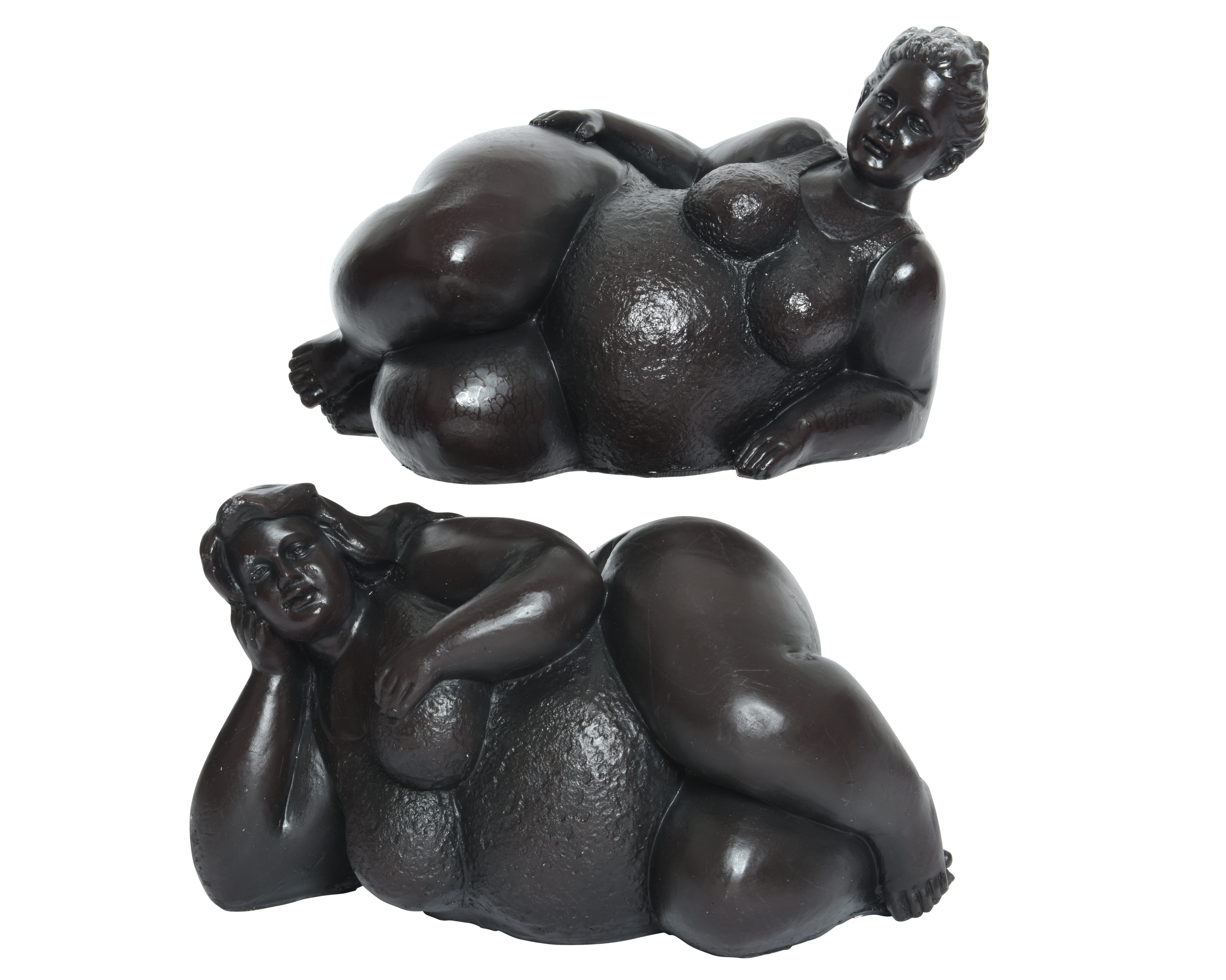 Dame Liggend Antraciet 28x48x28 cm - Outdoor - assorti - prijs per stuk