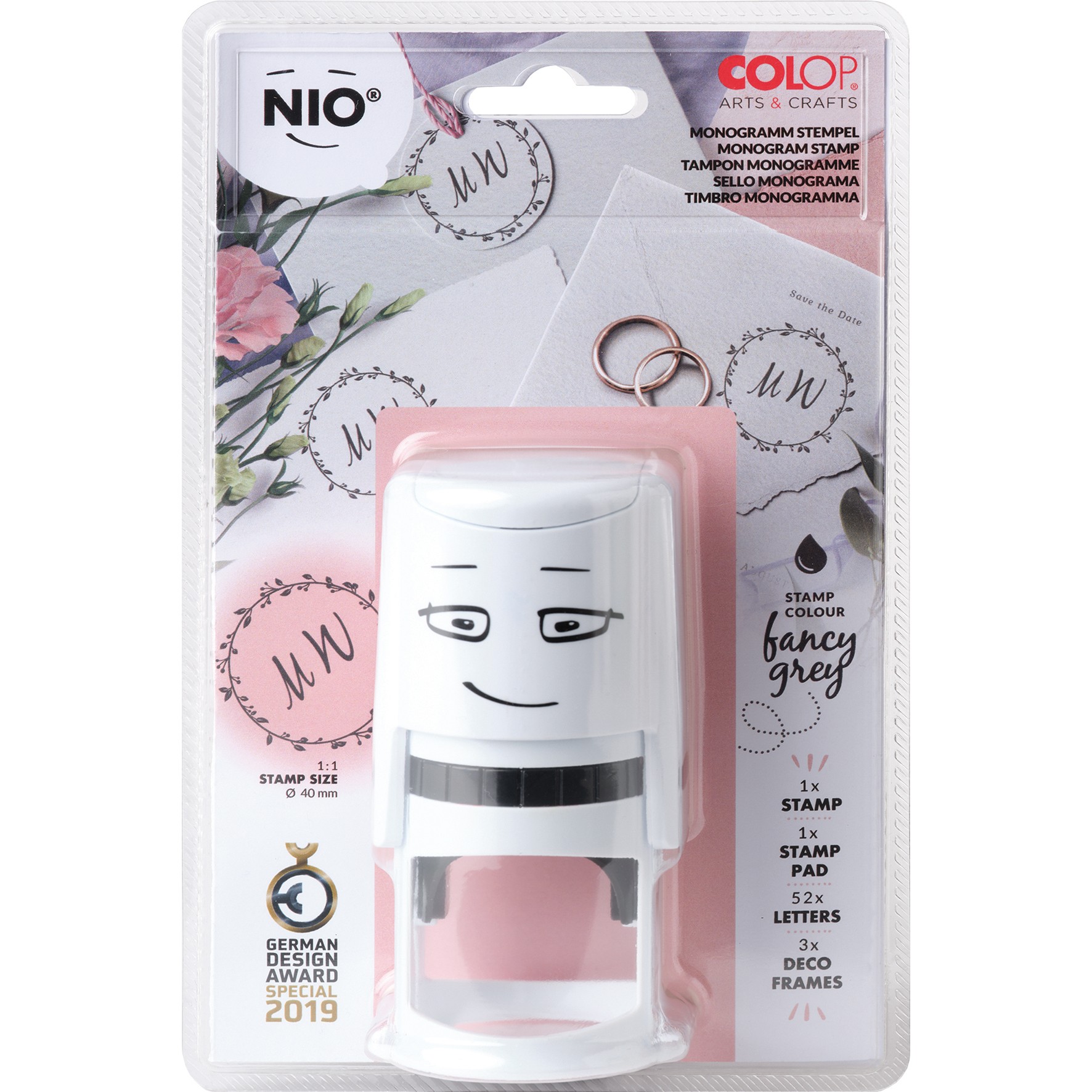 Nio Monogram Stempel Wedding