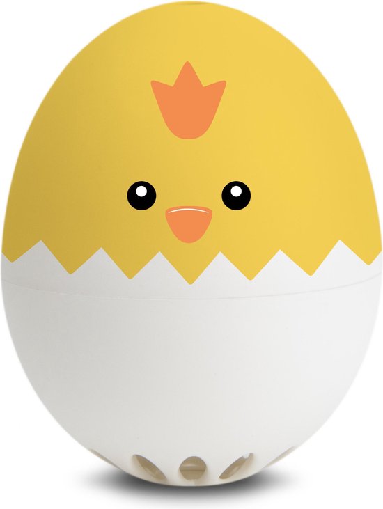 Brainstream Ei Kookwekker BeepEgg Chicken - 5.4x9 cm - PiepEi - met Muzikale Timer