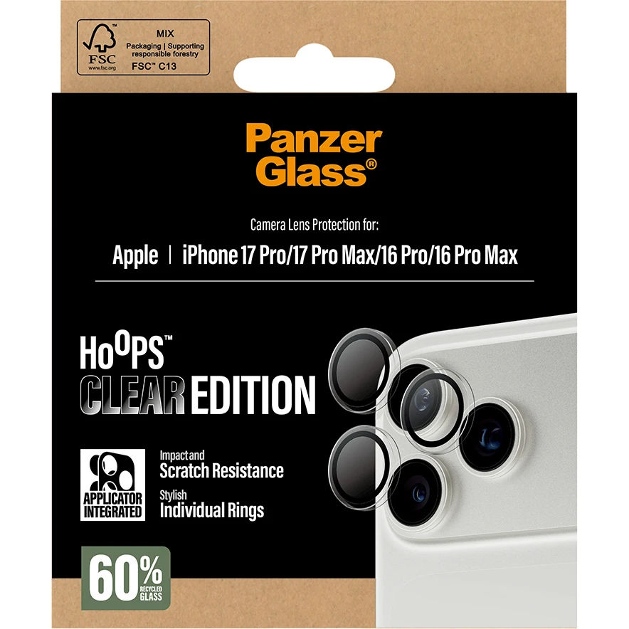 PanzerGlass Hoops Apple Iphone 17 Pro/Pro Max - Transparent