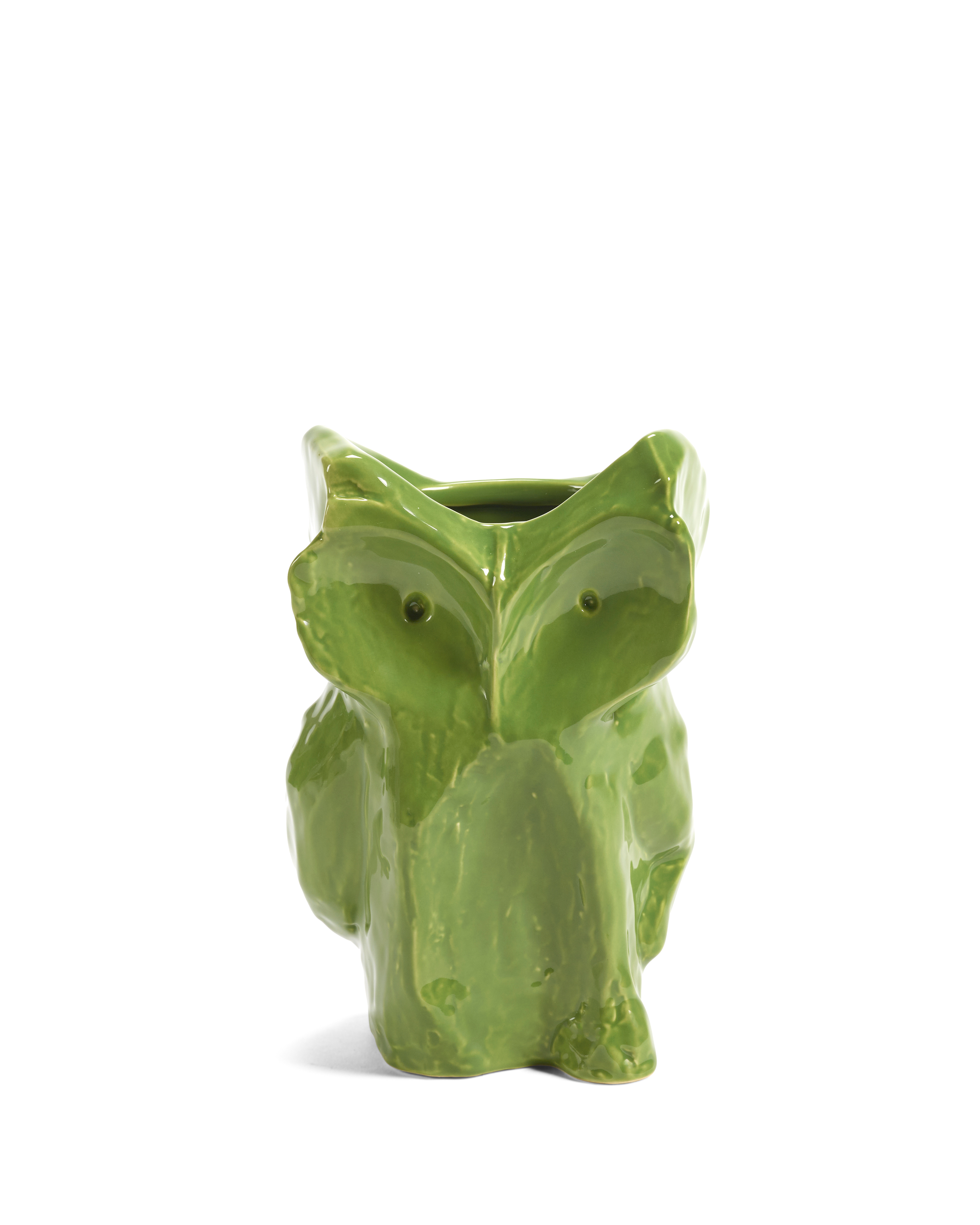 Serax Vaas Owl After Midnight Green 16.5x15.5x23 cm - by Marni