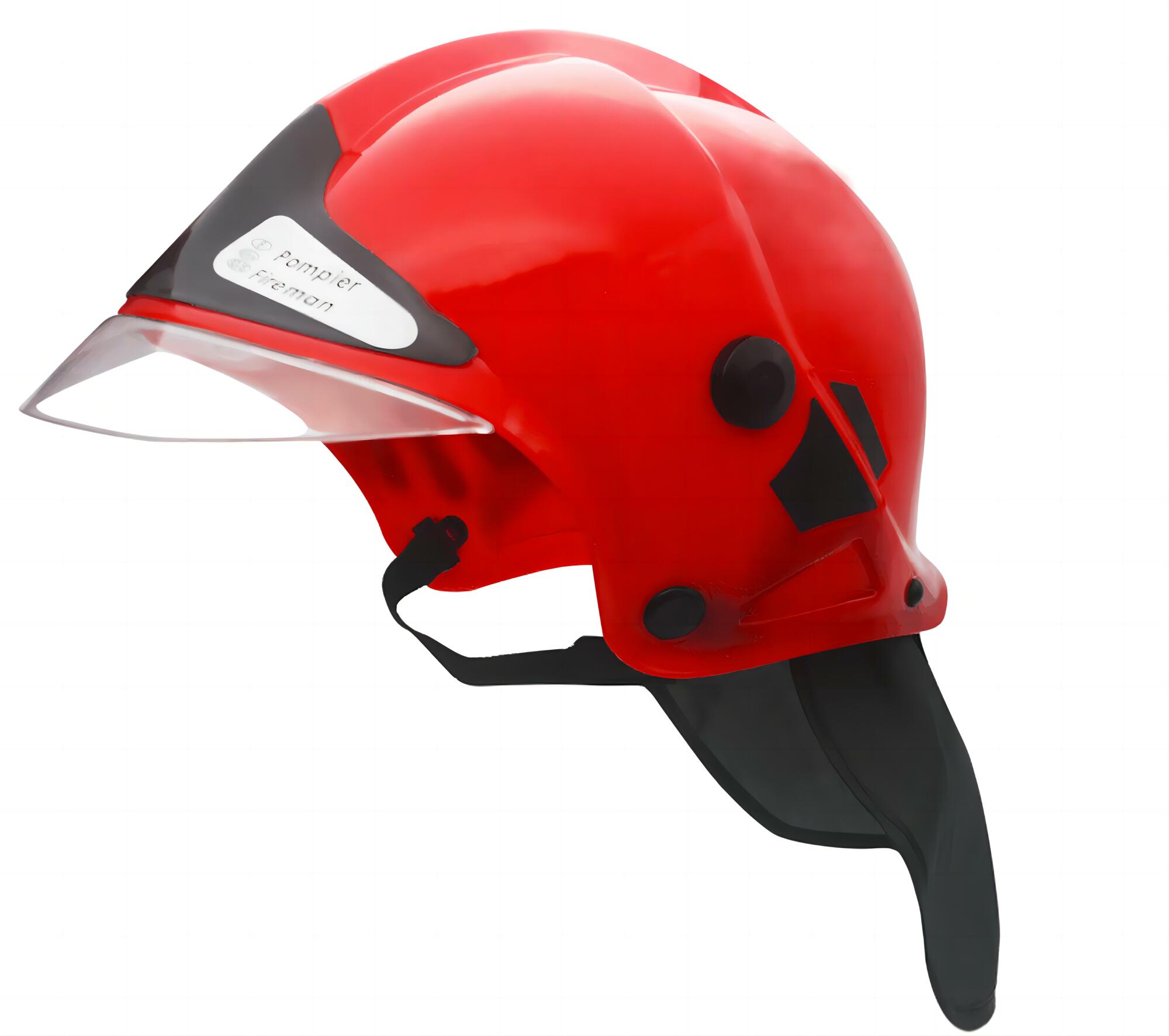 Brandweerhelm met Vizier en Nekbeschermer