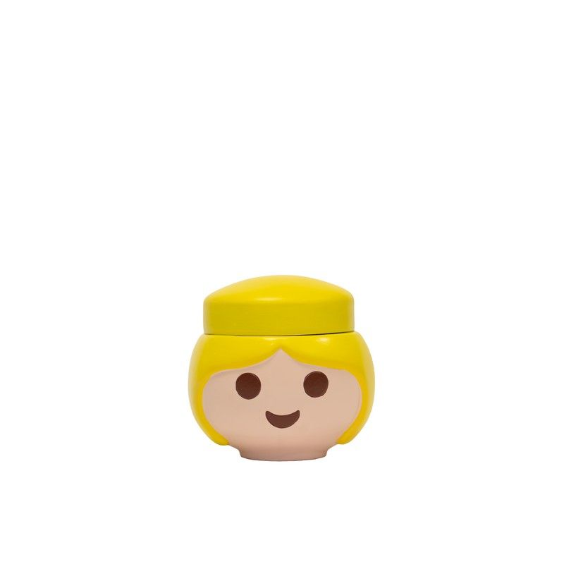 Blogo Opbergpot Playmobil Women Yellow 9x9 cm - Beeld - Juwelendoos Blogo Opbergpot Playmobil Women Yellow 9x9 cm - Beeld - Juwelendoos