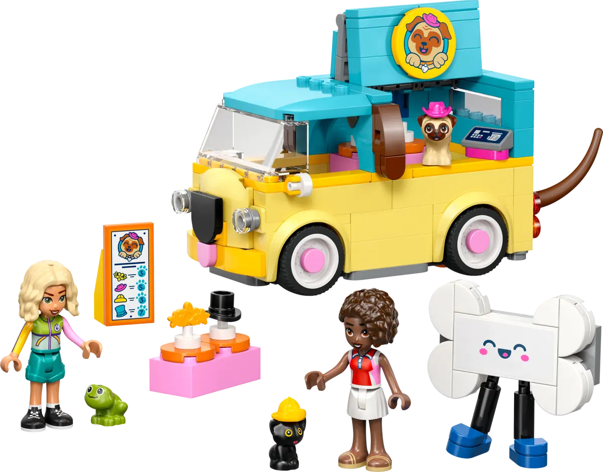 Lego Friends 42678 Bestelwagen met Dierenaccessoires