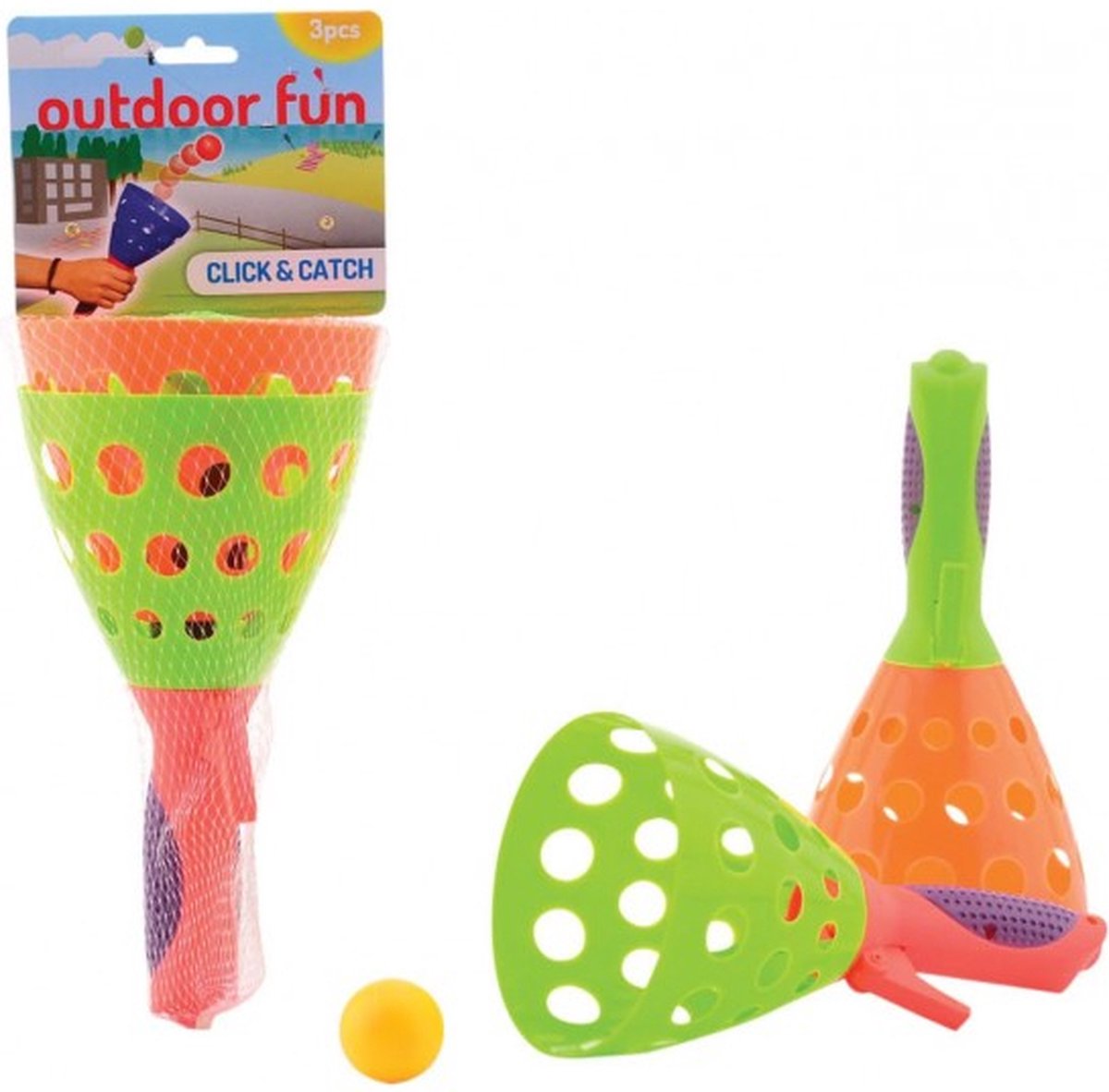 Relaxdays Klittenband balspel set - kopen bij