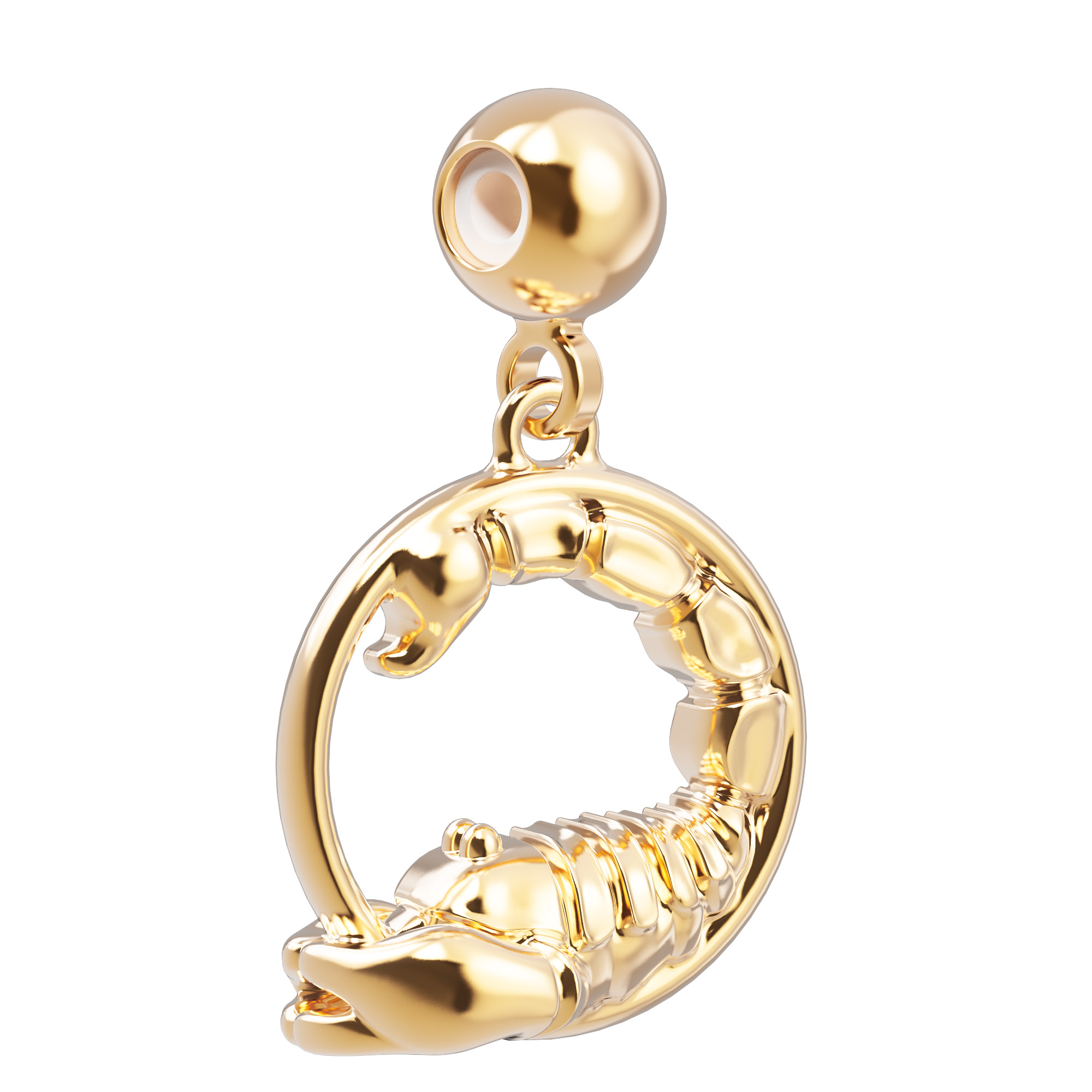 Chocli Charm Horoscoop Schorpioen - 18K Gold Plated - Scorpio