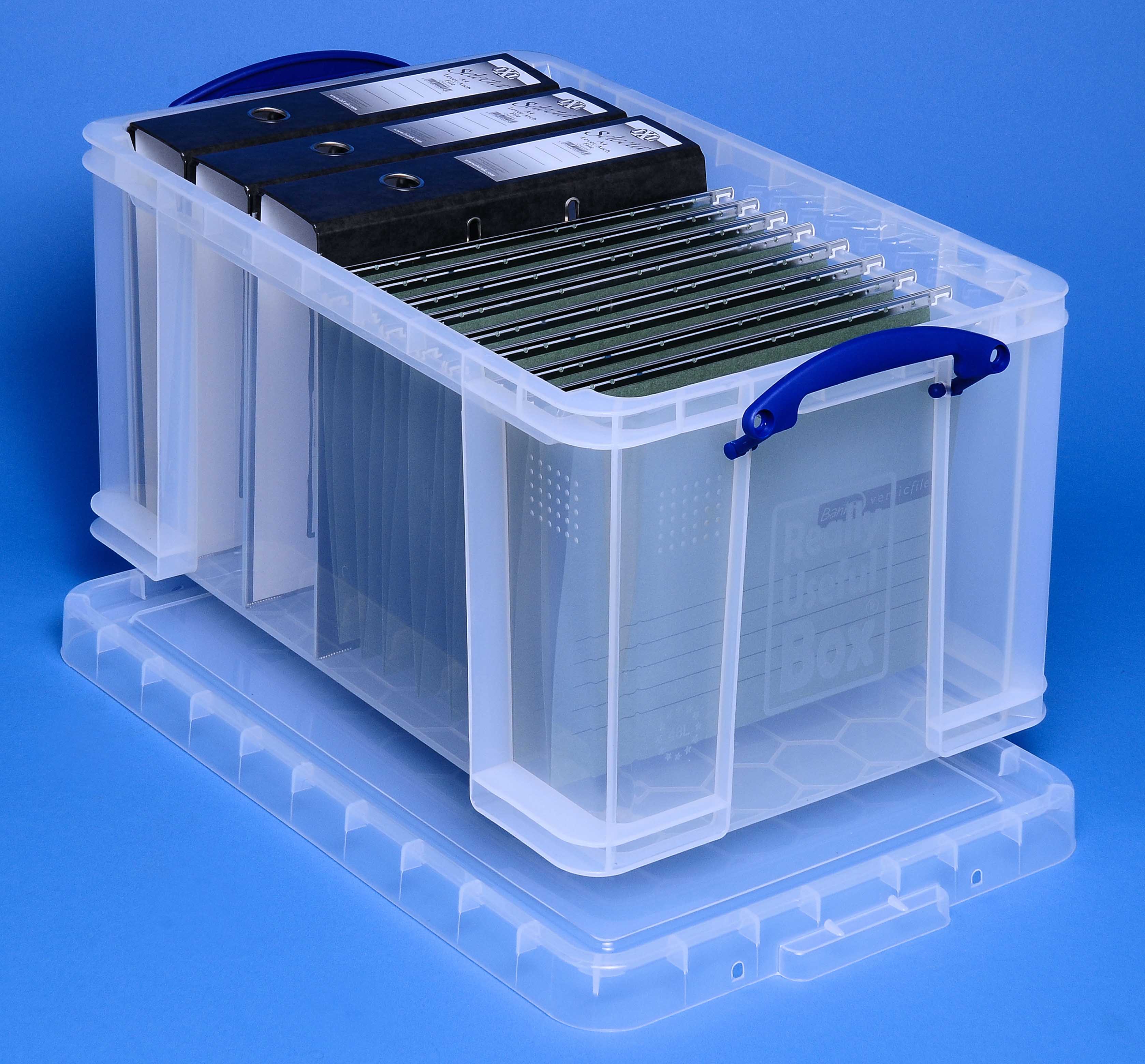 Really Useful Boxes Opbergbox 48l - Transparant - 60x40x31 cm