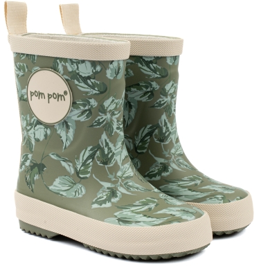 Pom Pom Regenlaars Unisex GumBoots AOP Nettle Camo AOP - maat 24