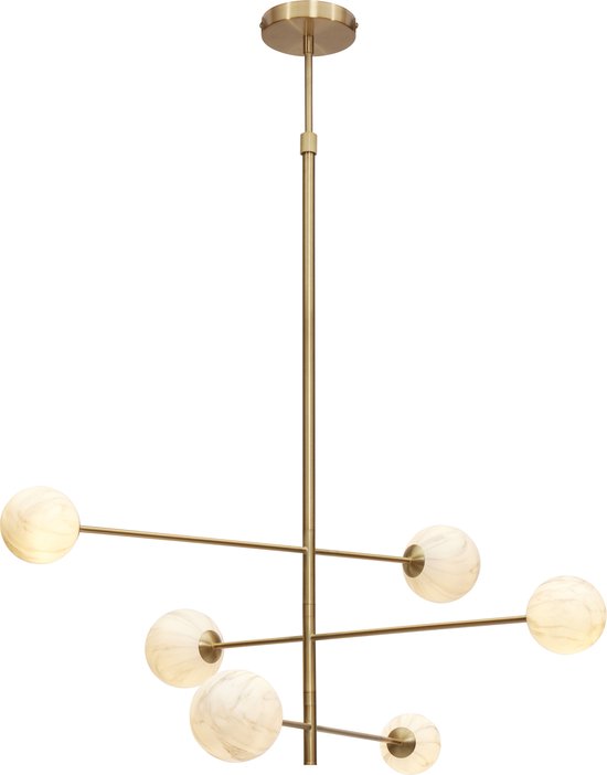 It's About RoMi Carrara Hanglamp Goud 3 Armen