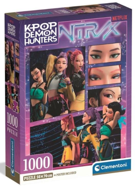 Clementoni Puzzel KPop Demon Hunters 1000 Stuks Compact 2