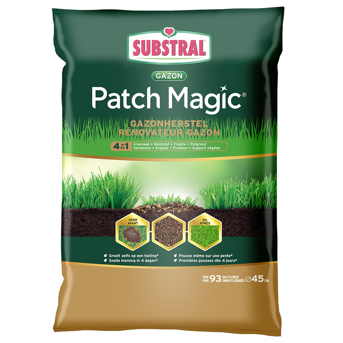 Substral Patch Magic Gazonherstel 4-in-1 - 7 kg