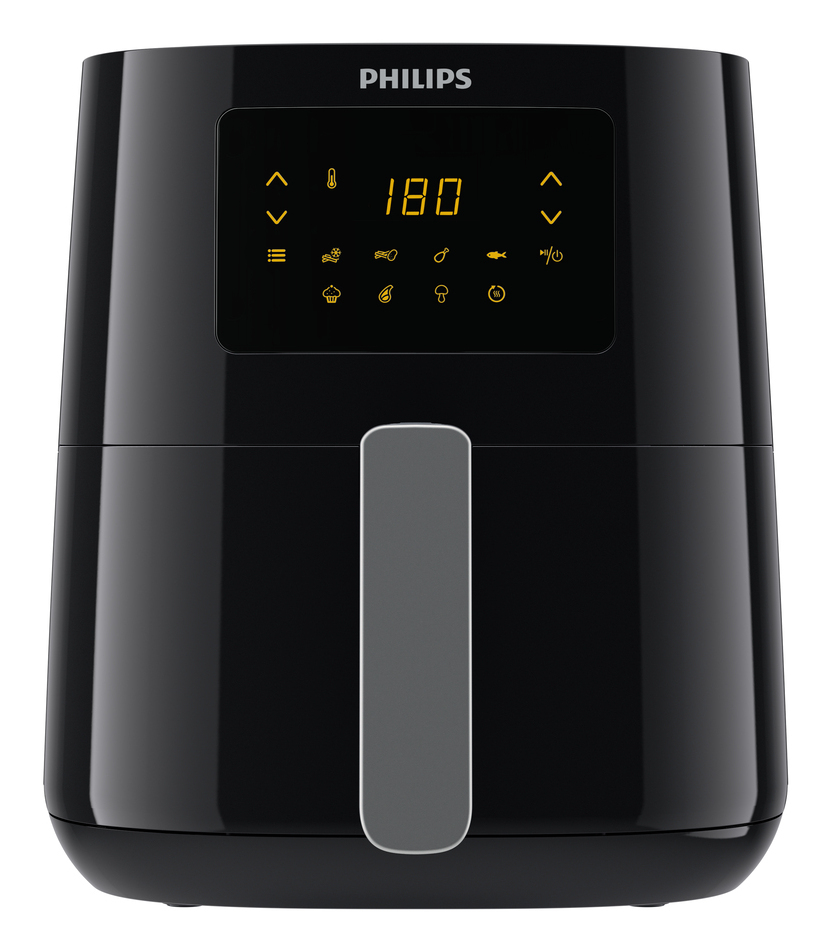 Philips Airfryer HD9252/70 Essential digitaal, zwart, 0,8 Kg.