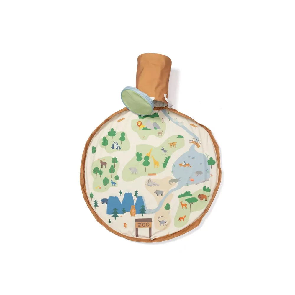 Play & Go Speelmat-Opbergzak Soo Zoo 140 cm