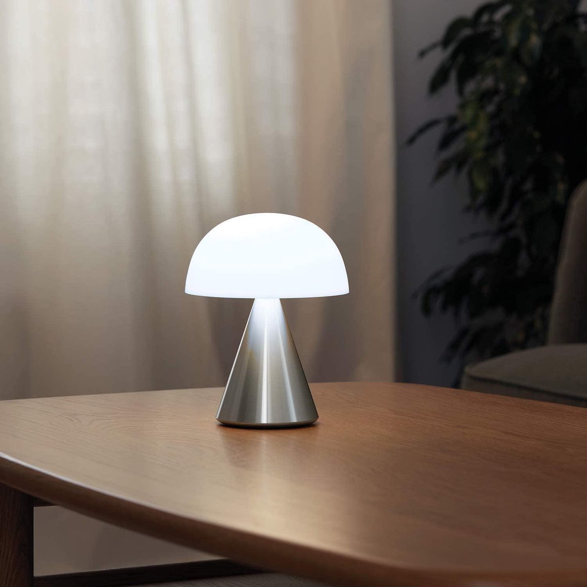 Lexon Mina L Tafellamp LED Alu Poli 14x17 cm - met Dimmer