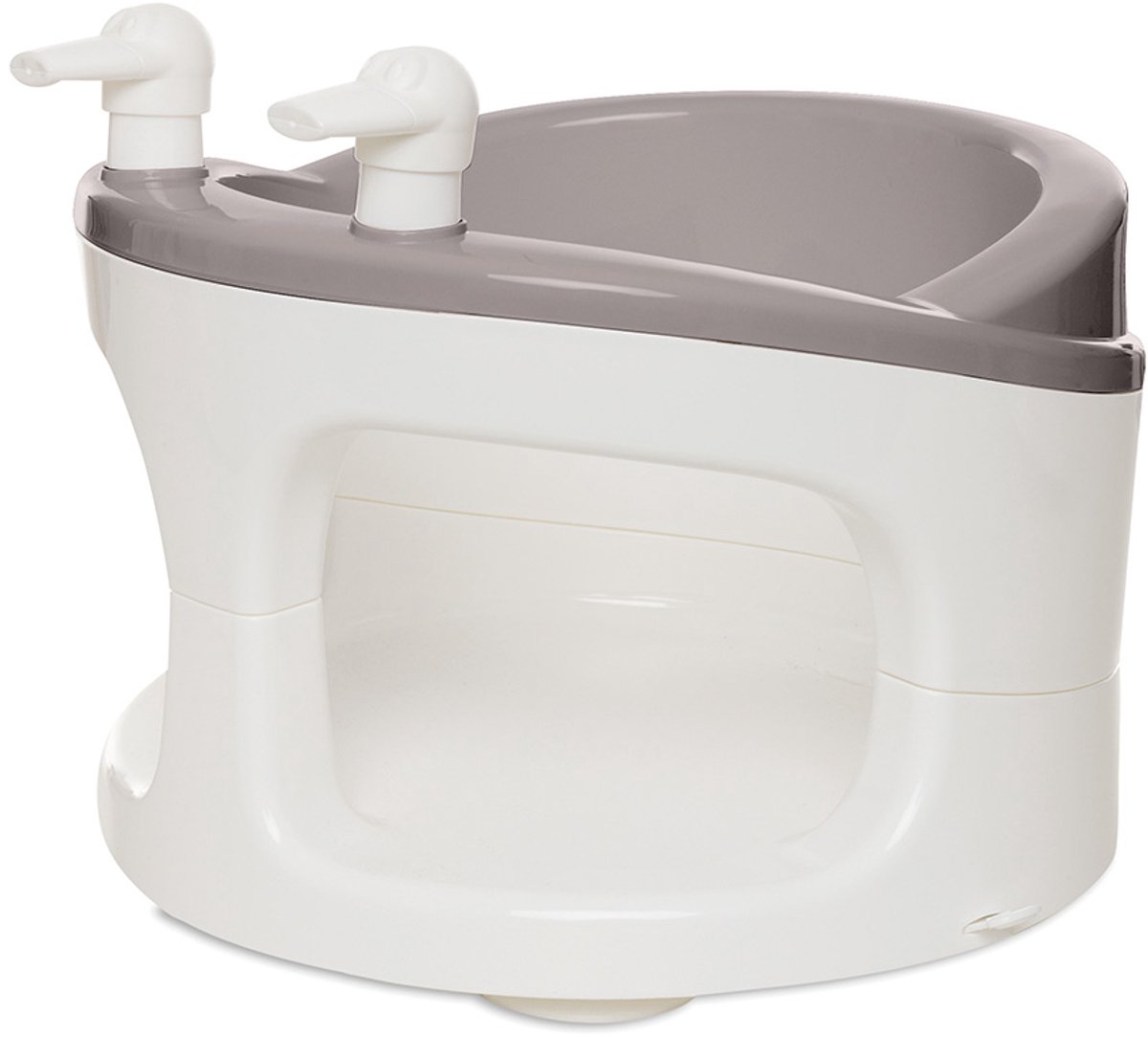 Bébé-jou Badring Uni Chalk Brown-Wit