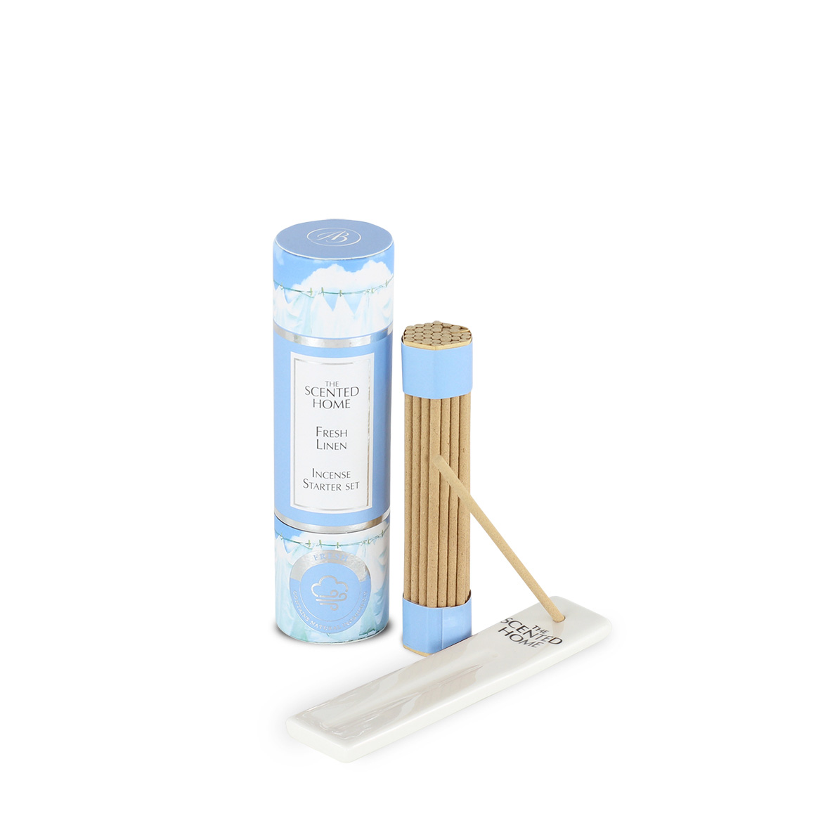 Scented Home Wierookset Fresh Linen met Houder