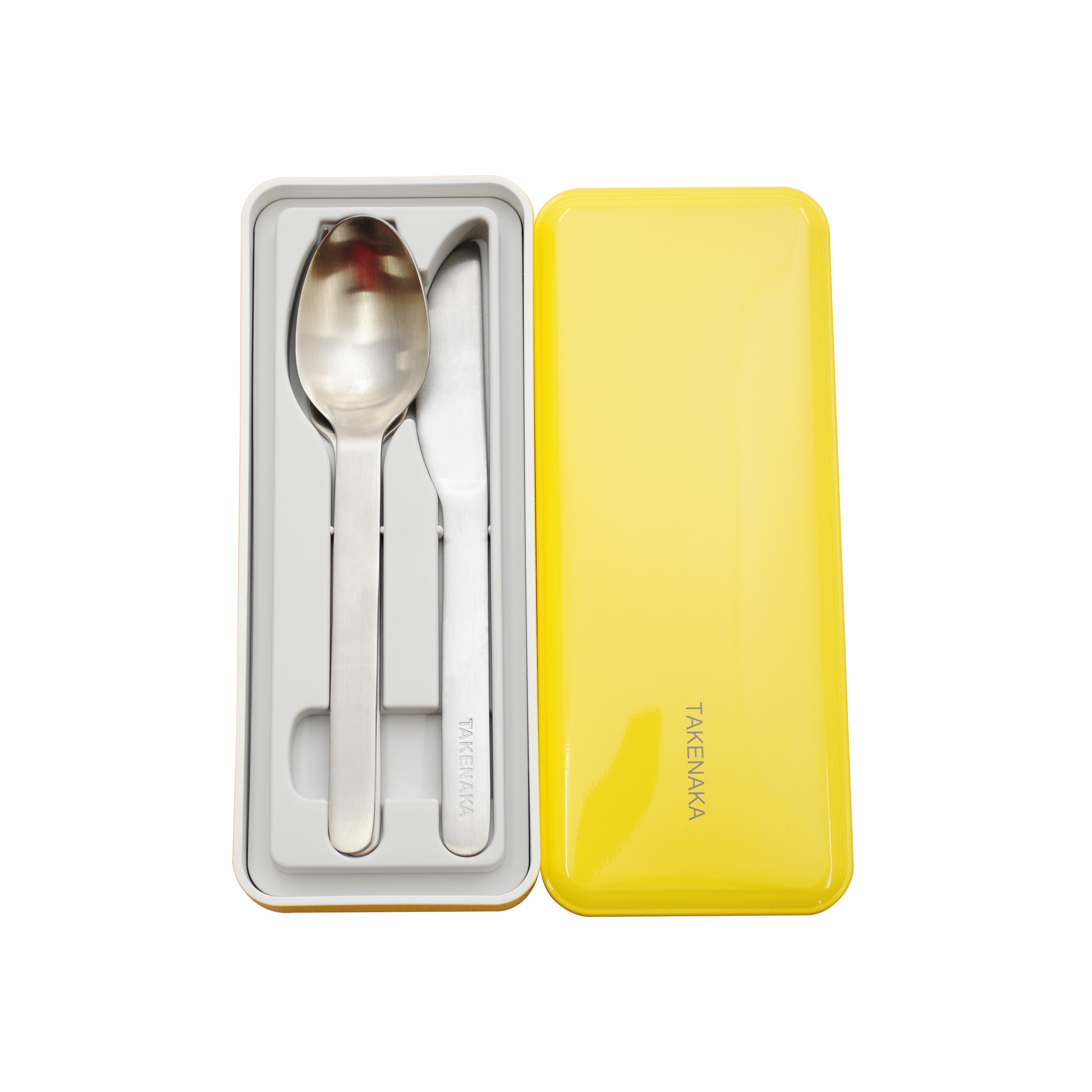 Takenaka Bestekset Lemon Zest 3-delig in Doosje - 19x8x2.5 cm - RVS