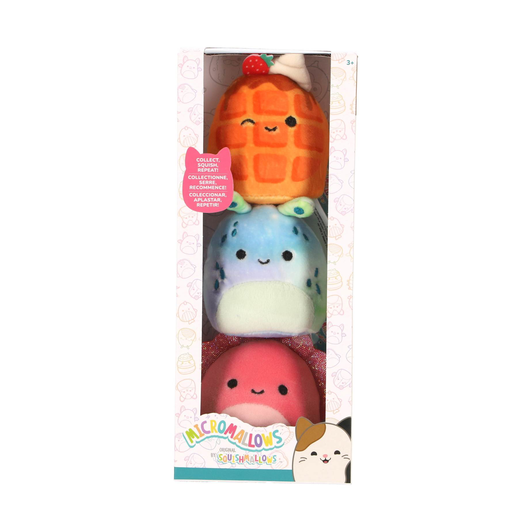Micromallows 6,5 cm pluche 3 pack - Auggie, Weaver, Zinx