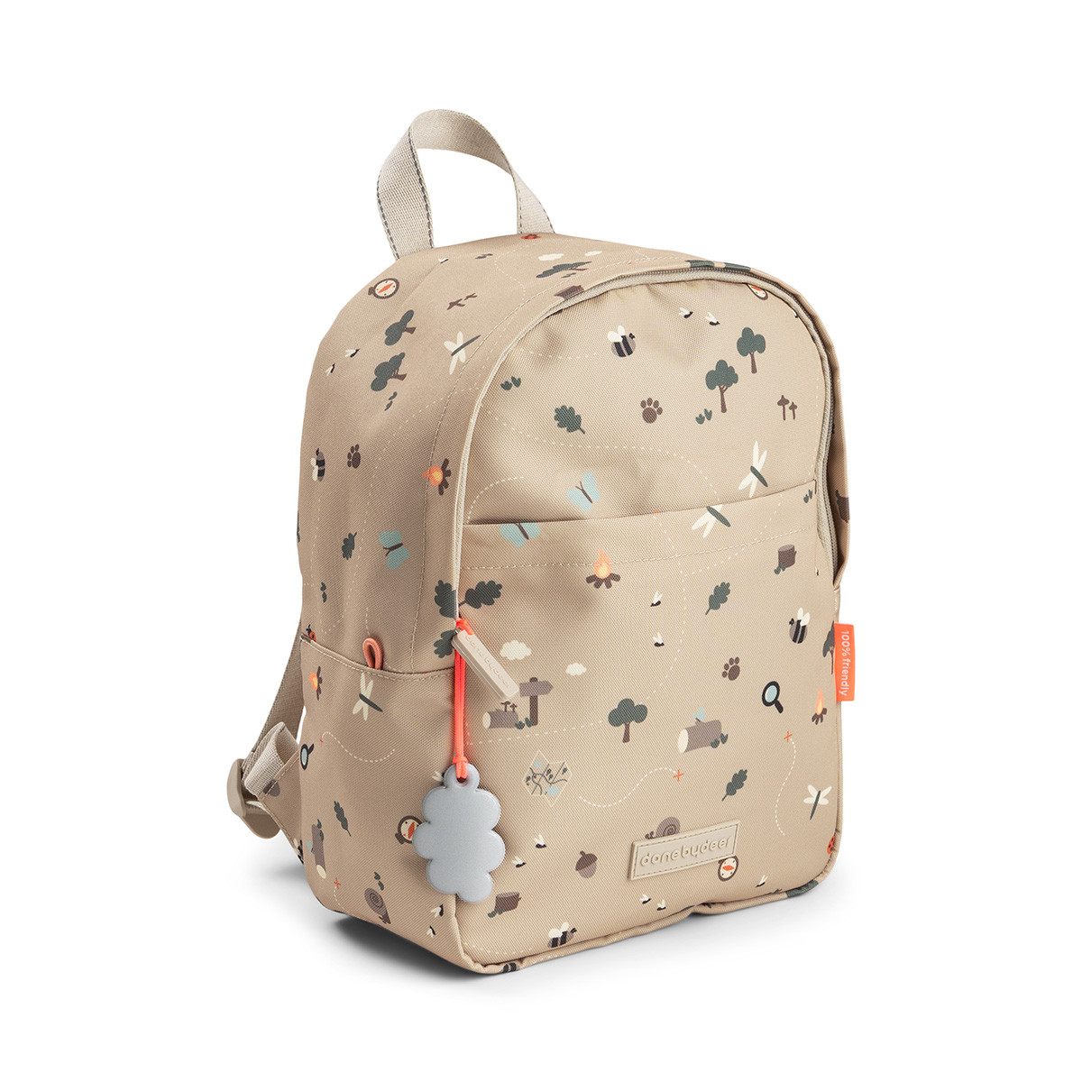Done By Deer Rugzak Kids Tiny Trails Sand 20x16x32 cm