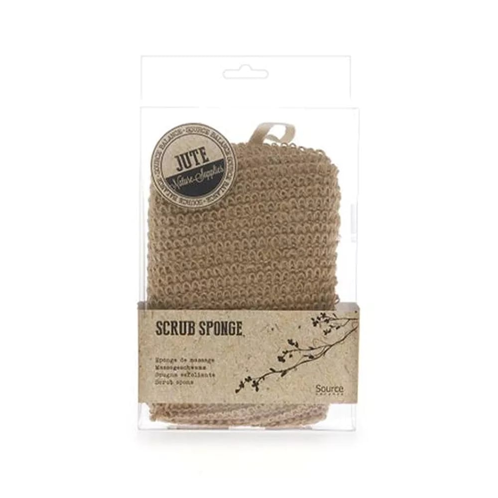 Source Balance Massagespons - Elastisch Jute - Bruin