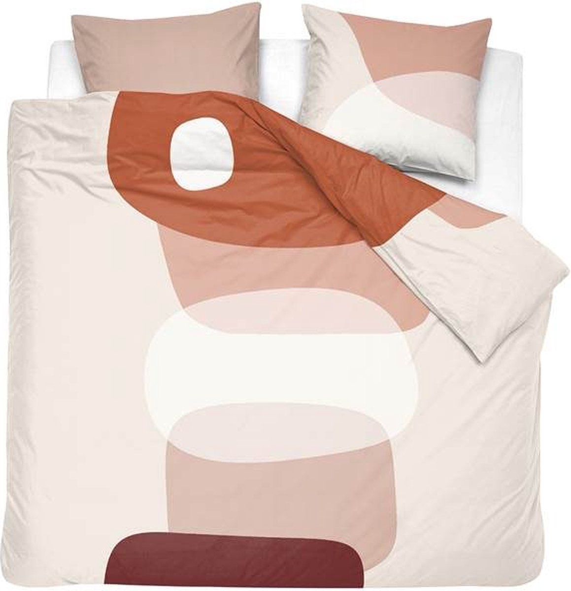 Cinderella Dekbedovertrekset Kiezel 240x200-220 cm Flanel Naturel