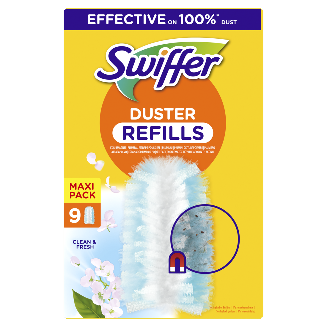 Swiffer Stoffer Duster Vervangdoekjes Febreze 9 stuks