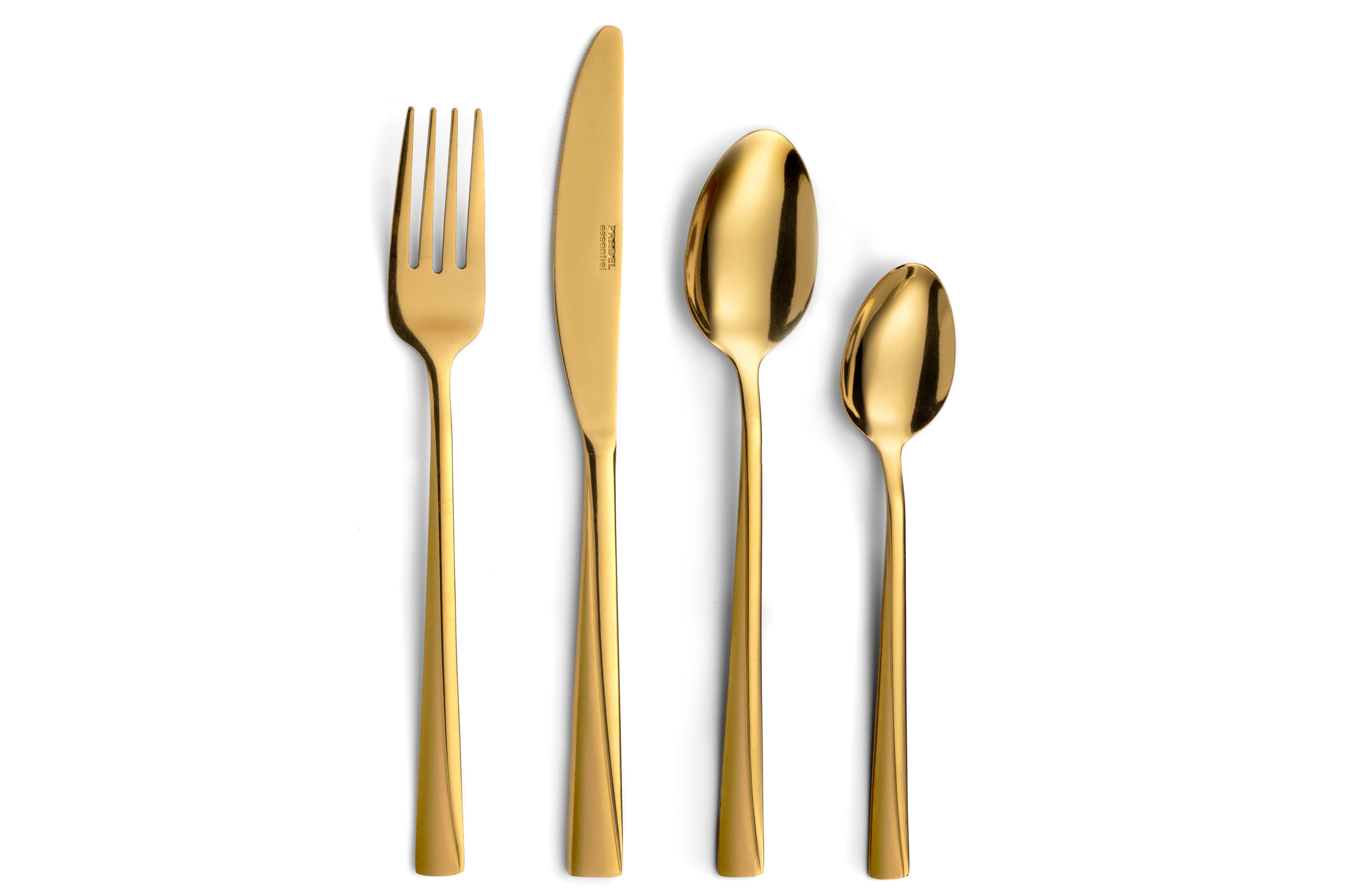 Pradel Bestekset Essentiel Absolu Goud 16-delig - RVS 18/0