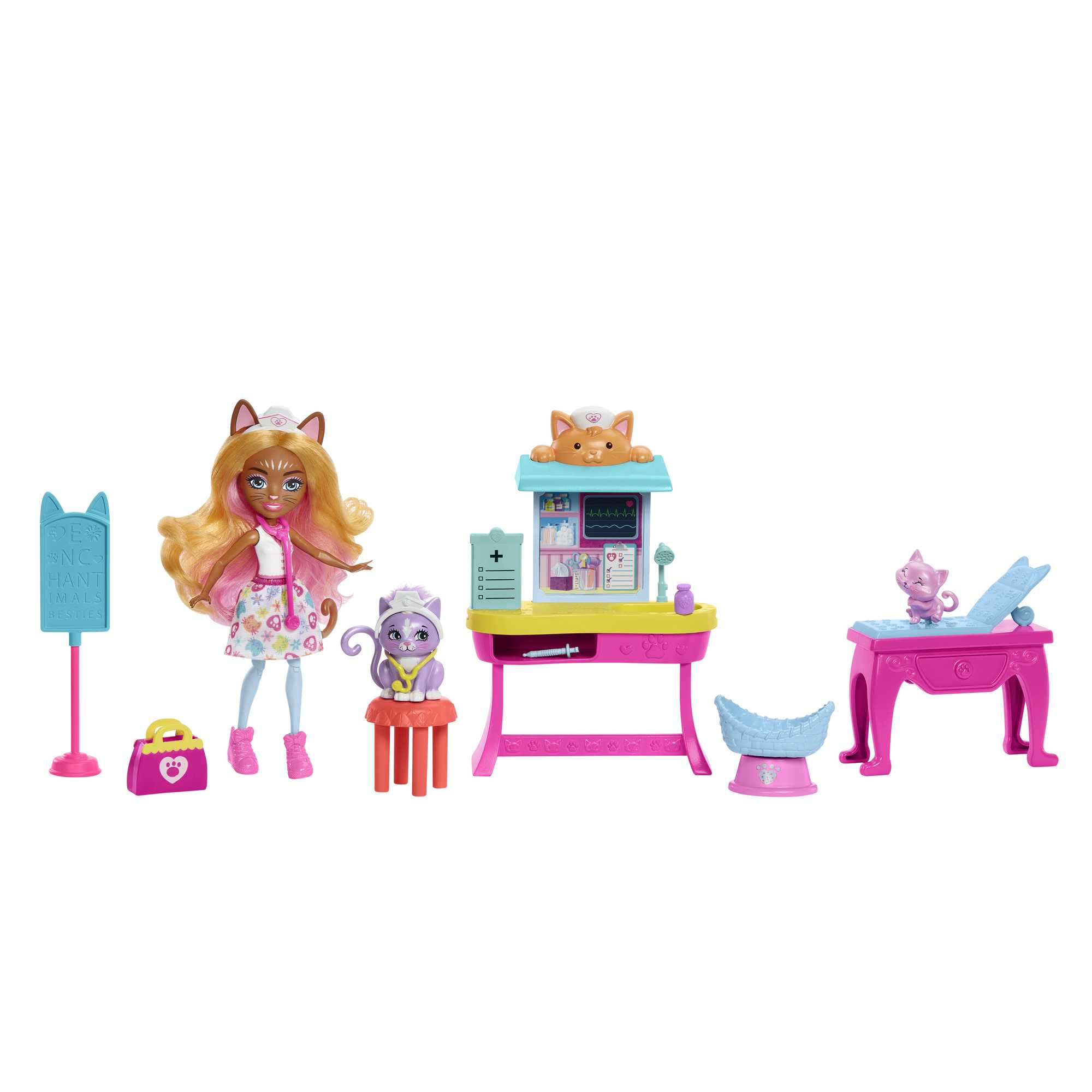 Enchantimals Main Street Dokterspraktijk Speelset met accessoires en pop