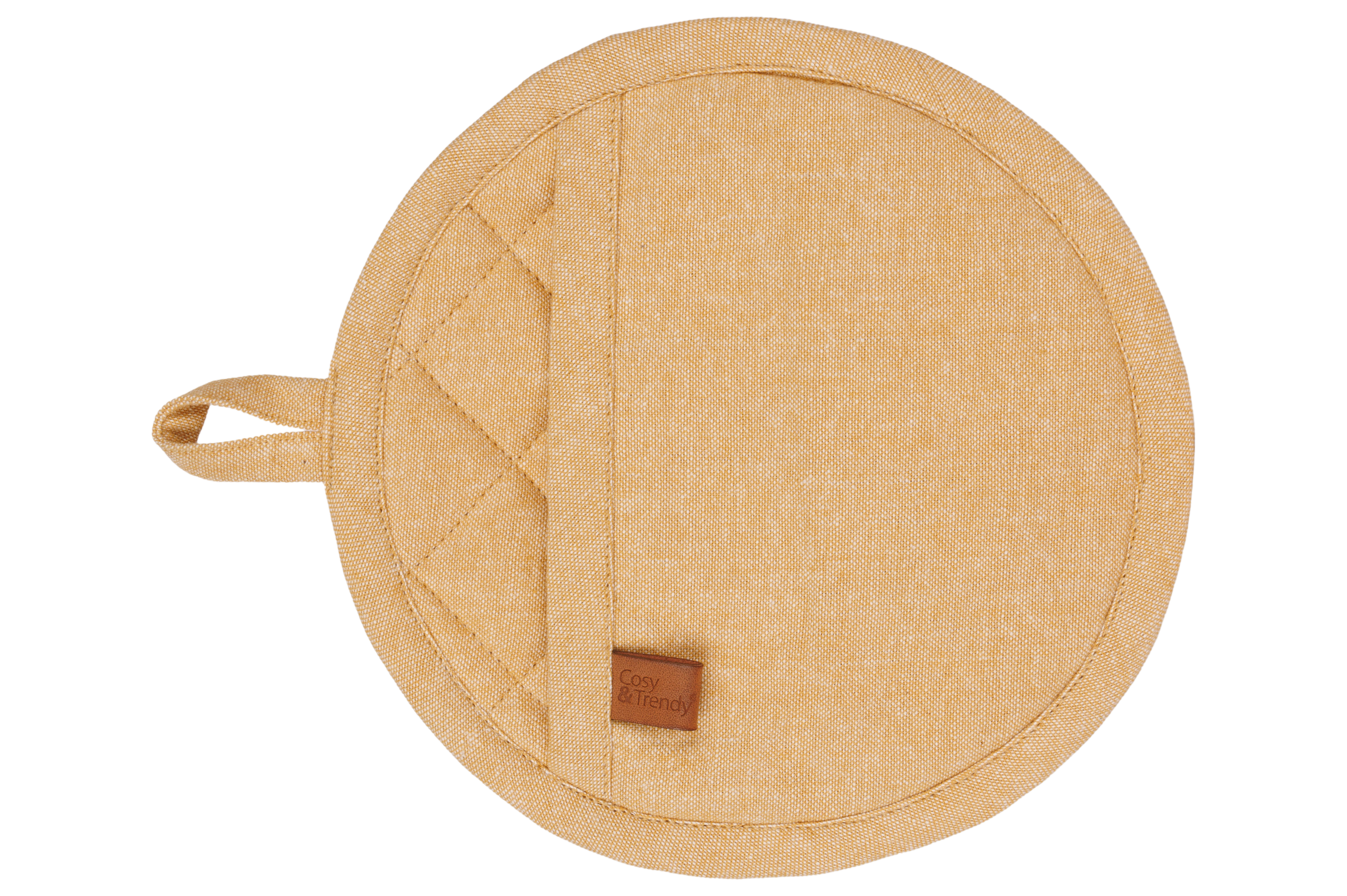 Cosy&Trendy Pannenlap Stoff Amber Gold 20cm - Katoen