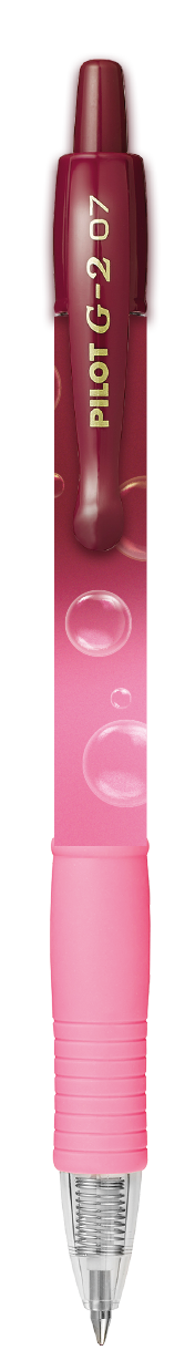 Pilot G-2 Bubble Gelpen Roze Medium Blauwschrijvend 0.7 mm
