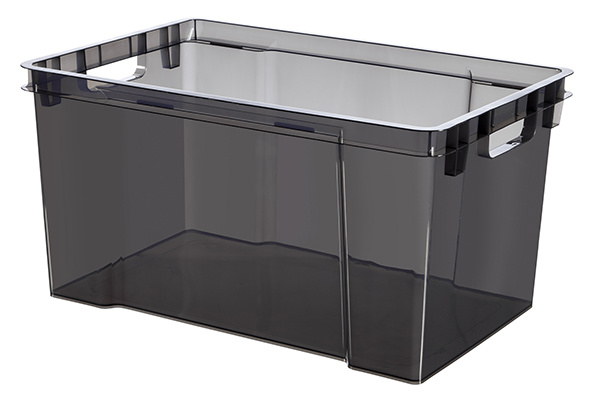 Keter Opbergbox Crownest Smokey Grey 30l - 42.6x36x26 cm