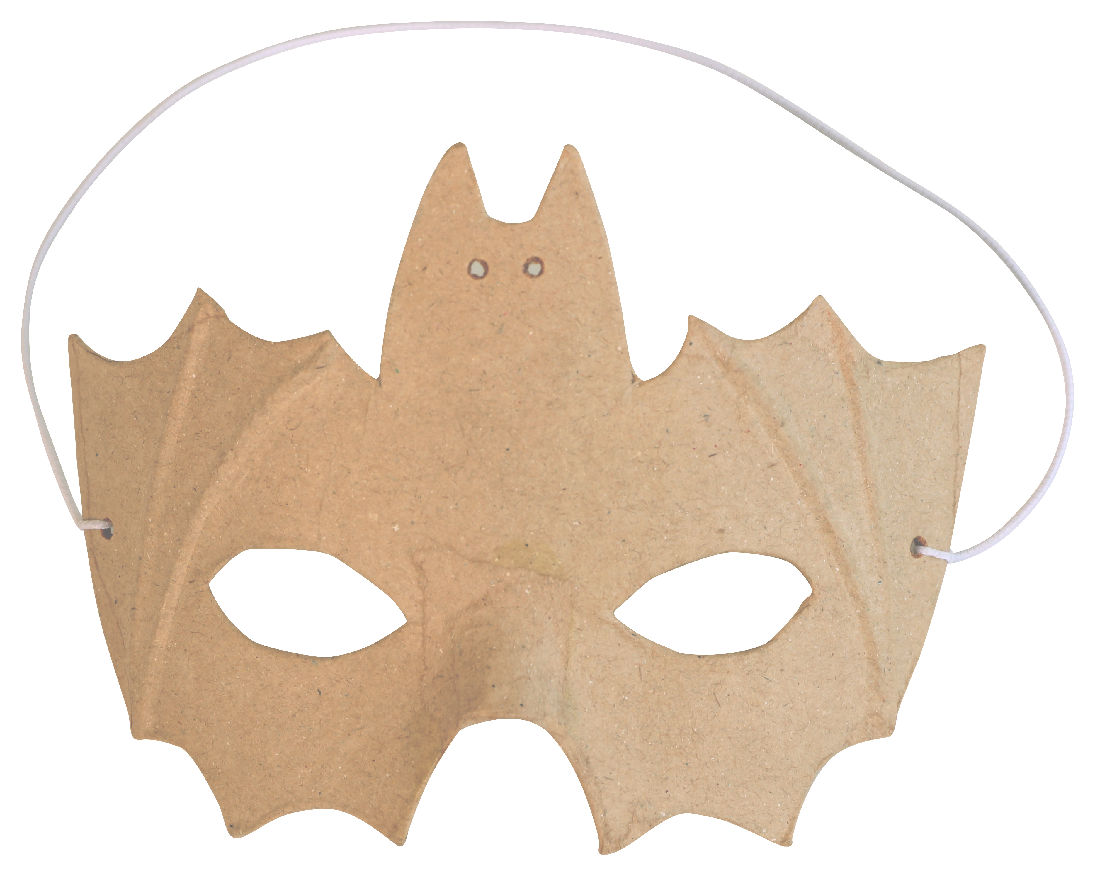 Decopatch Masker Kids Vleermuis Papier-Mache Bruin