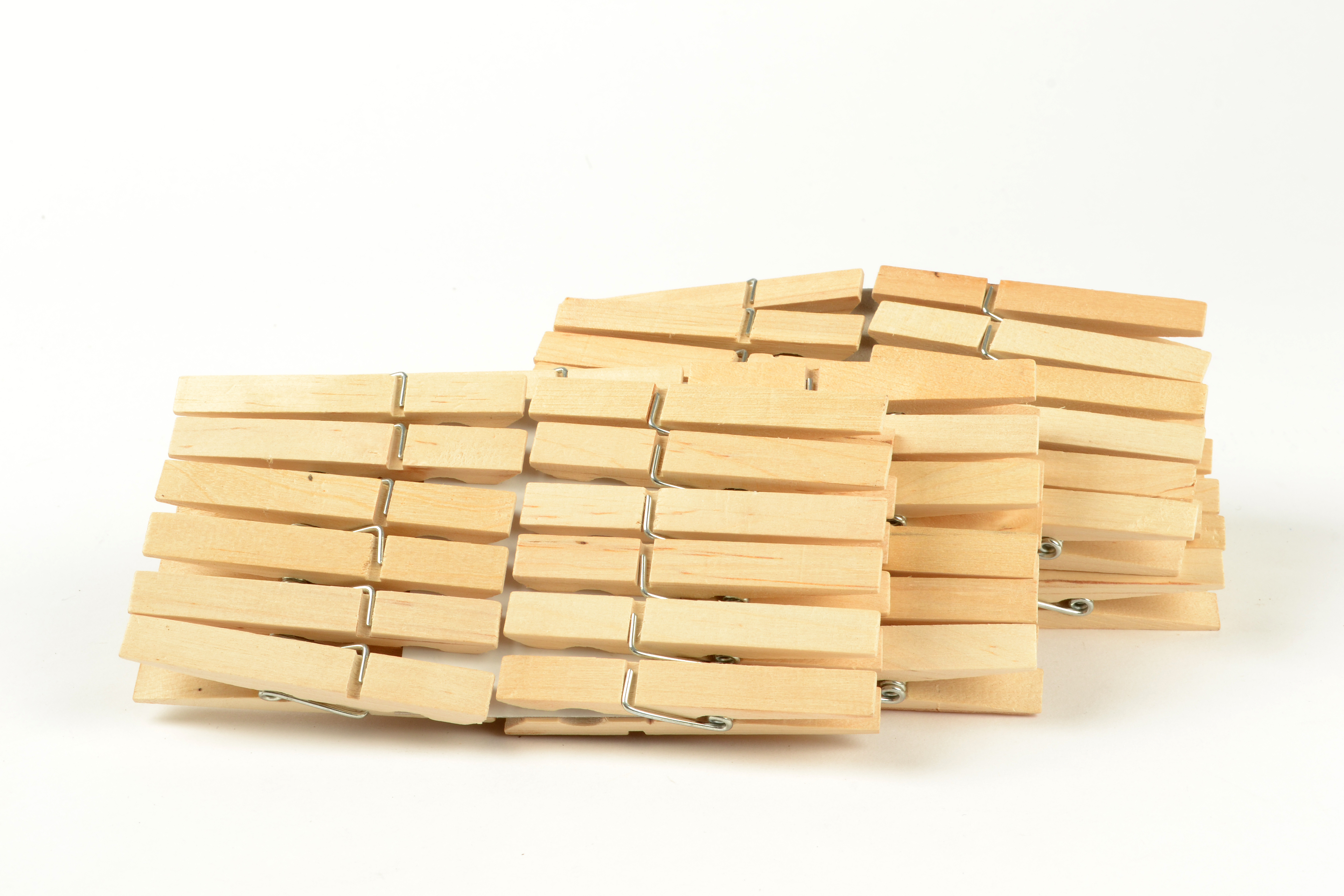 Linea Wasknijper set 48 stuks - Hout