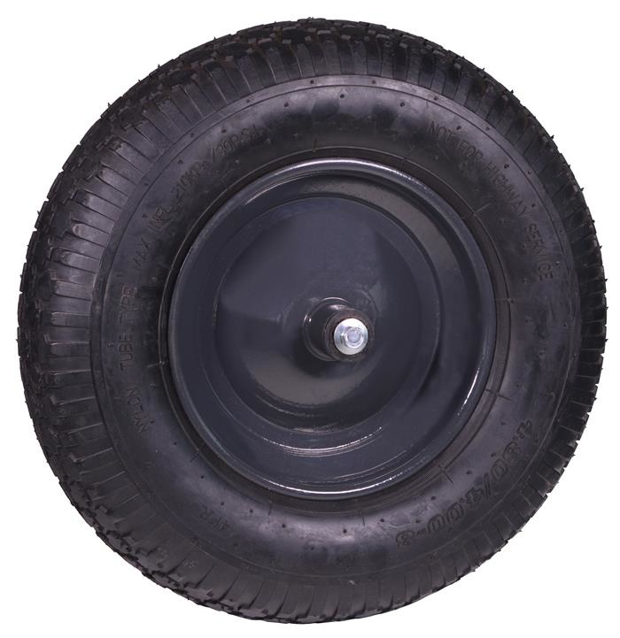 Hummer Kruiwagenwiel 400x8 Metaal Naaldlager 13 cm as