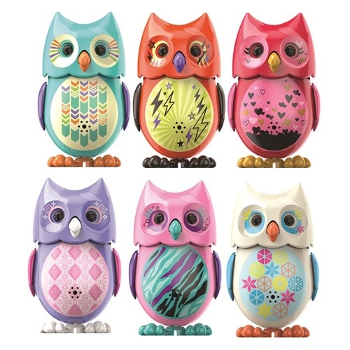 DigiOwls Uil met Fluitring - assorti - prijs per stuk