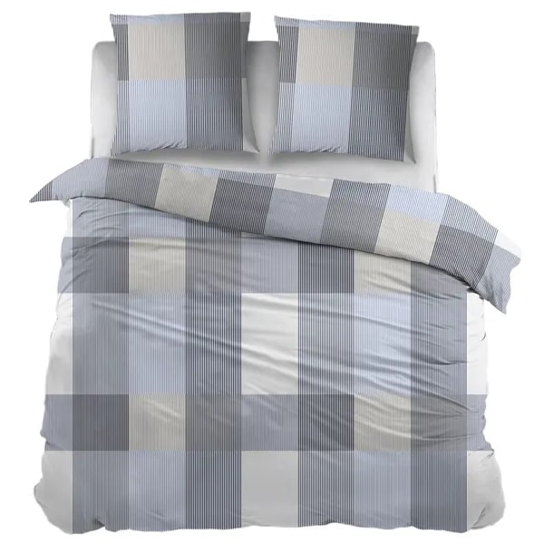 Cottons Dekbedovertrek Rudolf Blauw 140x220 cm Katoen