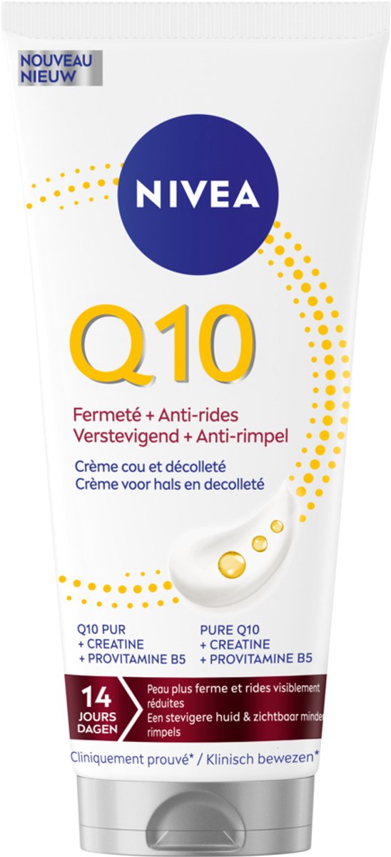 Nivea Bodycrème Q10 Firming + Anti-Rimpel Nek en Hals 200 ml